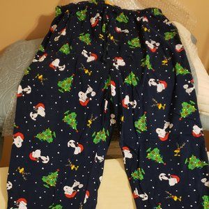 XL PEANUTS SNOOPY CHRISTMAS LOUNGE PANTS